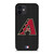 ARIZONA DIAMONDBACKS BASEBALL BLACK iPhone 12 Mini Case Cover