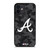 ATLANTA BRAVES BASEBALL BLACK CAMO iPhone 12 Mini Case Cover