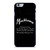 MACKLEMORE RAPPER QUOTES iPhone 6 / 6S Case Cover