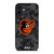 BALTIMORE ORIOLES BASEBALL BLACK CAMO iPhone 12 Mini Case Cover