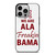 ALABAMA CRIMSON TIDE FOOTBALL FREAK iPhone 14 Pro Case Cover