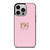 DOLCE AND GABBANA PINK LOGO iPhone 14 Pro Case Cover