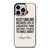 MARILYN MONROE QUOTES iPhone 14 Pro Case Cover