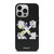 OFF WHITE FLORAL LOGO iPhone 14 Pro Case Cover