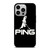 PING GOLF BLACK LOGO iPhone 14 Pro Case Cover