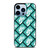 NIKE SB SKATEBOARD BOX PATTERN TURQUOISE iPhone 13 Pro Max Case Cover