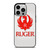 RUGER FIREARM WHITE iPhone 14 Pro Case Cover