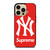 NEW YORK YANKEES SUPREME NEW ERA 2 iPhone 14 Pro Max Case Cover