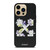 OFF WHITE FLORAL LOGO iPhone 14 Pro Max Case Cover