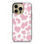 PINK COW PATTERN iPhone 14 Pro Max Case Cover