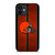 CLEVELAND BROWNS NFL METAL STRIPE iPhone 12 Mini Case Cover