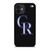 COLORADO ROCKIES MLB LOGO iPhone 12 Mini Case Cover