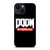 DOOM ETERNAL GAMES LOGO BLACK iPhone 14 Plus Case Cover