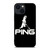 PING GOLF BLACK LOGO iPhone 14 Plus Case Cover