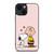SNOOPY CHARLIE BROWN LOVE iPhone 14 Plus Case Cover