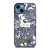 DIOR FLORAL BLUE iPhone 14 Case Cover