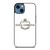 DOLCE AND GABBANA WHITE LOGO iPhone 14 Case Cover