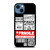FRAGILE STAMP BARCODE LABELS iPhone 14 Case Cover