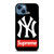 NEW YORK YANKEES SUPREME NEW ERA iPhone 14 Case Cover