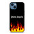 PALM ANGELS GRAFFITI FLAMES iPhone 14 Case Cover