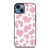 PINK COW PATTERN iPhone 14 Case Cover