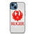RUGER FIREARM WHITE iPhone 14 Case Cover
