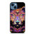 WOLF TRIPPY ART iPhone 14 Case Cover