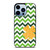 CUTE GREEN CHEVRON iPhone 13 Pro Max Case Cover