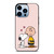 SNOOPY CHARLIE BROWN LOVE iPhone 13 Pro Max Case Cover