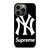 NEW YORK YANKEES X SUPREME iPhone 13 Pro Case Cover