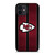 KANSAS CITY CHIEFS NFL METAL STRIPE iPhone 12 Mini Case Cover