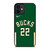 KHRIS MIDDLETON MILWAUKEE BUCKS NIKE NBA 2021-22 iPhone 12 Mini Case Cover