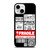 FRAGILE STAMP BARCODE LABELS iPhone 13 Mini Case Cover