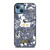 DIOR FLORAL BLUE iPhone 13 Case Cover