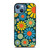 HIPPIE FLOWER PATTERN iPhone 13 Case Cover