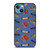 MOSCHINO BEAR COUTURE PATTERN iPhone 13 Case Cover