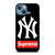 NEW YORK YANKEES SUPREME NEW ERA iPhone 13 Case Cover