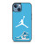 NIKE AIR JORDAN BLUE iPhone 13 Case Cover