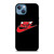 NIKE CHICAGO BULLS SWOOSH iPhone 13 Case Cover