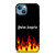 PALM ANGELS GRAFFITI FLAMES iPhone 13 Case Cover