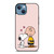 SNOOPY CHARLIE BROWN LOVE iPhone 13 Case Cover