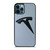 BLACK TESLA CAR LOGO iPhone 12 Pro Max Case Cover