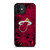 MIAMI HEAT BASKETBALL NBA FIRES iPhone 12 Mini Case Cover