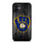 MILWAUKEE BREWERS MLB BASEBALL WOODEN LOGO iPhone 12 Mini Case Cover