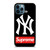 NEW YORK YANKEES SUPREME NEW ERA iPhone 12 Pro Max Case Cover