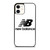 NEW BALANCE WHITE LOGO iPhone 12 Case Cover