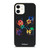 OFF WHITE COLORFUL FLOWER iPhone 12 Case Cover