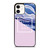 TUMBLR GOOD VIBES ONLY PINK MARBLE iPhone 12 Case Cover