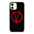 V FOR VENDETTA SYMBOL iPhone 12 Case Cover