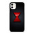 BLACK WIDOW MARVEL SYMBOL iPhone 11 Case Cover